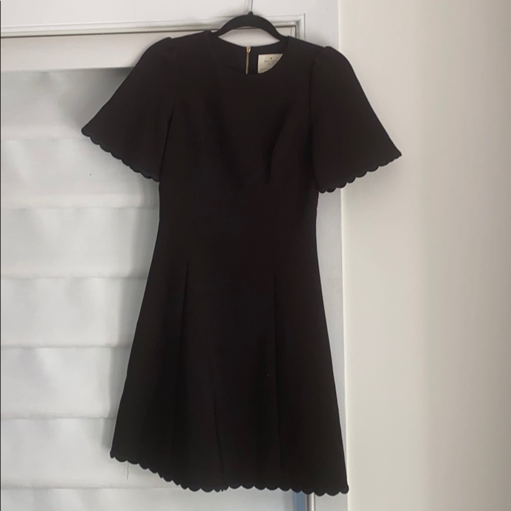 Kate Spade Ponte scalloped dress NWOT